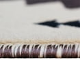 thumbnail image 6 of Emma + Oliver 8x10 Ivory Olefin Accent Rug with Complementary Southwestern Pattern in Beige, Black and Brown and Jute Backing, 6 of 7