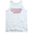 thumbnail image 1 of Guess Who Guess Who Distressed Logo Adult Tank Top White, 1 of 1