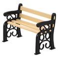 thumbnail image 4 of Banc de Jardin Miniature pour Maison de Poupée Petit Banc de Parc en Alliage Modèle Micro Résine Ornement pour Accessoires de Jardin Miniature et Déco de Maison de Poupée, 4 of 6