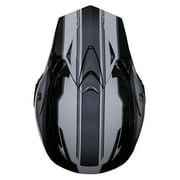 (2 pack) Fuel Helmets Adult Frenzy MX Off Road Helmet Black Graphic - Med
