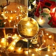 thumbnail image 4 of Christmas Lights, 20FT 40 LED Snowflake String Fairy Lights for Home, Party, Christmas Tree, Wedding, Garden, Xmas Garden Patio Decor Indoor Outdoor Celebration Lighting, 4 of 7