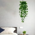 thumbnail image 4 of Darzheoy Fake Hanging Potted Plant, 39" Artificial Potted Plant Faux Ivy Vine Plant Hanging Plant Pothos for Shelf Home Office Indoor Outdoor Garden Greenery Decor, 4 of 8