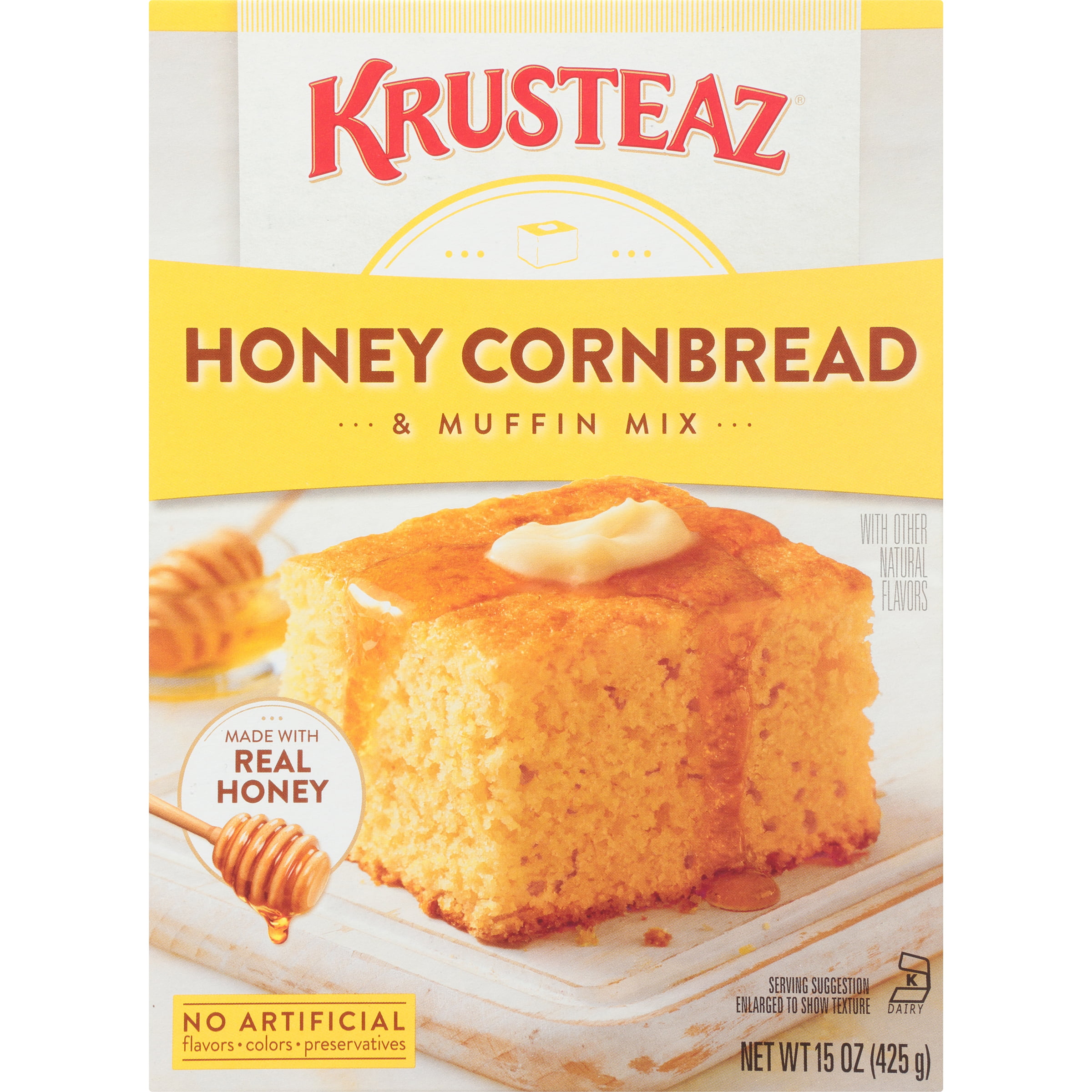Krusteaz Honey Cornbread and Muffin Mix, 15 oz - Walmart.com