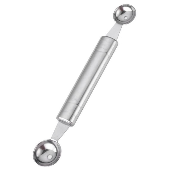 Ice Cream Scoop, Double Sided Easy To Clean Melon Baller  for Travel Camping