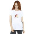 thumbnail image 2 of DC Comics T-Shirt Boyfriend en Coton Logo Flash Lightning pour Femmes, 2 of 4