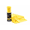 Yellow, variant on R.A. 26x17 Shammy Cloth for Car Drying - Super Absorbent Synthetic Chamois with 20x Water Absorption, Streak-Free Finish & Storage Container - Large PVA Car Towels (Yellow)