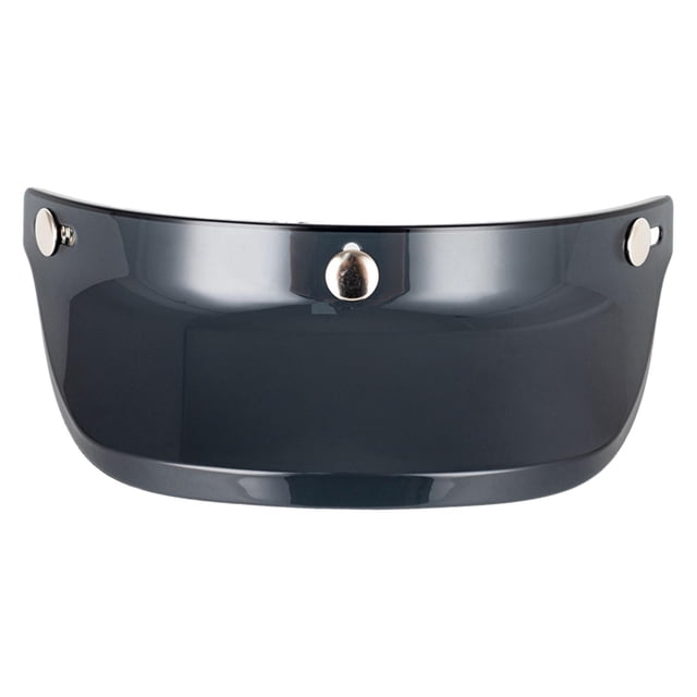 Visera para casco Peak 3 Snap Universal, fácil de instalar, protector de sombra, pieza de repuesto para cascos abiertos 3/4 Marron oscuro