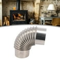 Stove Flue Steel Flue Pipe Elbow Rain Cap Pipes Chimney Liner Flue for