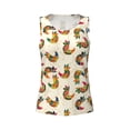 thumbnail image 4 of Haiem Boho Chicken Workout Tank Tops for Women, Athletic Sports Slim-Fit Tank Tops, Compression Sleeveless Dry Fit Shirts,Athletic Shirt-Medium, 4 of 9