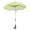 Green, variant on UsilkU 14 Inches / 35.5 cm Universal Clip-On Stroller Umbrella Parasol UV Blocking Silver Glue Sun Shade Adjustable Waterproof Canopy Accessory, Pink