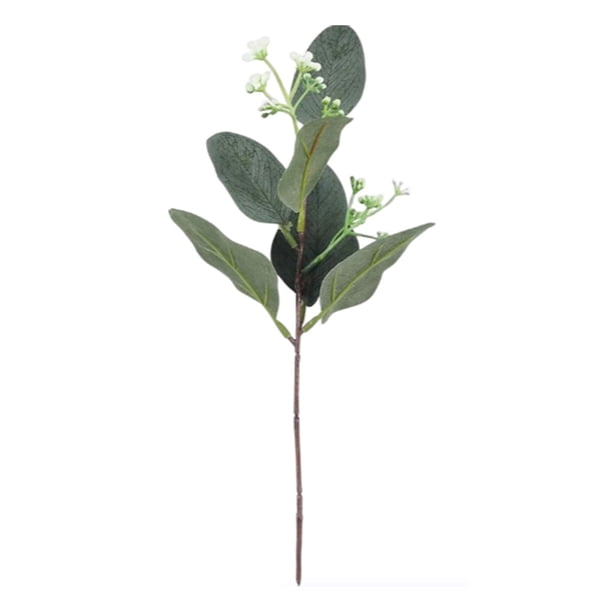 Kearding Hojas artificiales de plástico Plantas Hoja Hogar Boda Autoensamblaje Pared Ramas decorativas Accs Jardín Navidad Flor falsa Plantas Artificiales gipsófila Kearding HA084131-01