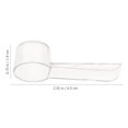 thumbnail image 2 of OUNONA 10 Pcs Protecteurs de Brosse à Dents Portables Transparents pour Randonnées, 2 of 8