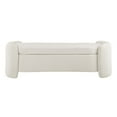 thumbnail image 3 of Nebula Boucle Upholstered Bench, 3 of 7