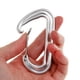 thumbnail image 5 of 2 Piezas De Aleación De Aluminio En De Resorte De Puerta De Alambre Mosquetón Herramienta De Llavero Senderismo E Baoblaze Spring Snap Clip Carabiner, 5 of 6