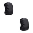 thumbnail image 2 of Kearding multifuncional cubierta para la lluvia Unisex esencial para viajes cubierta impermeable para cubierta para la lluvia negro Negro 2Conjunto, 2 of 6
