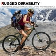 thumbnail image 3 of UBesGoo 27.5in Mountain Bike 21 Speed for Adult with Disc Brakes & Suspension, Black, Yellow, 3 of 7