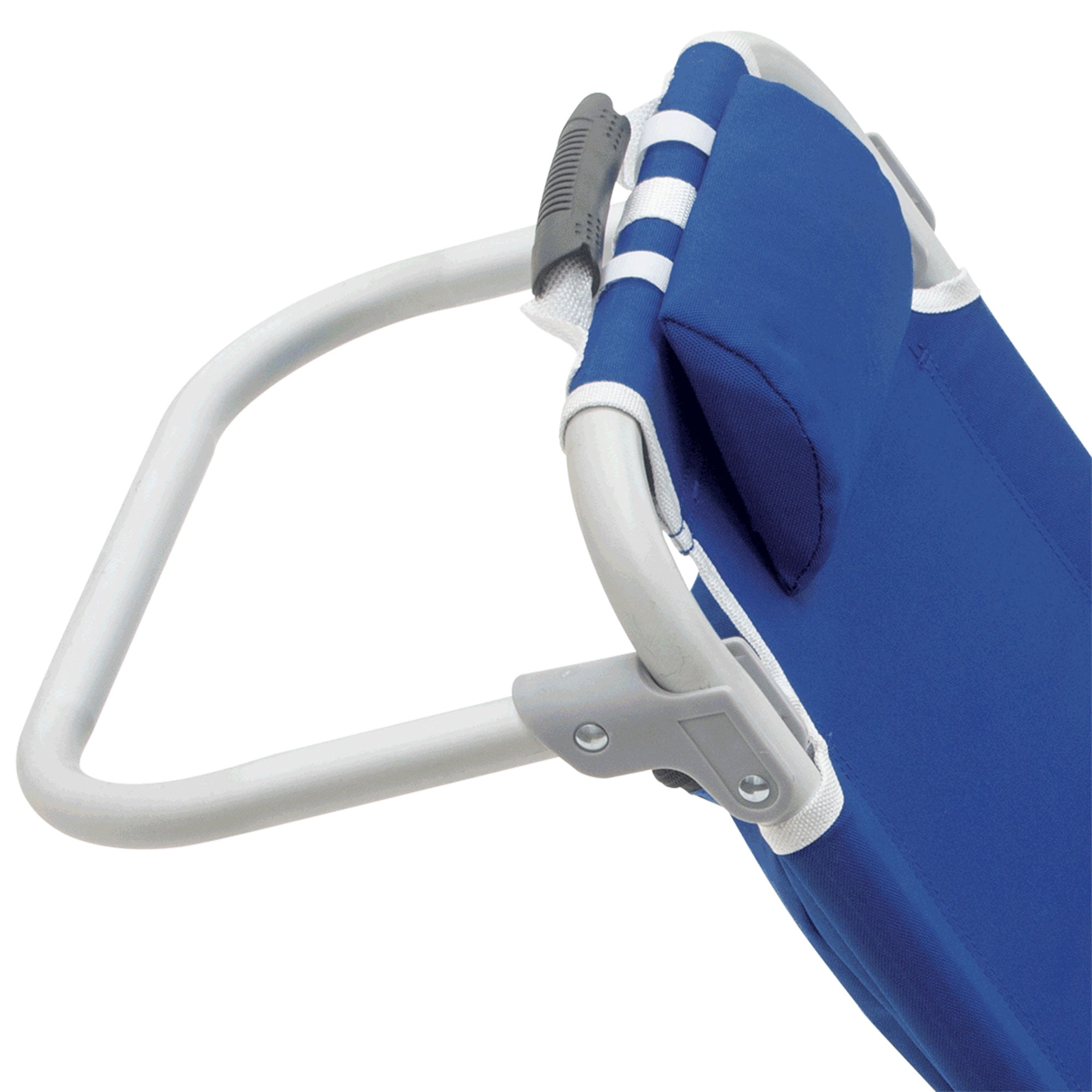 RIO Brands Kids 5 Position Portable Folding Backpack Beach Chair, Blue