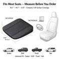 thumbnail image 2 of Floleo Sloped Car Seat Cushion 16.1x14.1 in with High Resilience Foam, Full Leather Breathable Driver Seat Pad for All Season Comfort and Support, 2 of 8