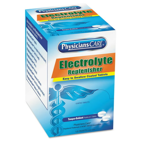 PhysiciansCare Electrolyte Tabs, 2 Tablets/Pack, 125