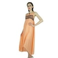 thumbnail image 6 of Bimba Women Summer Dress Mid Calf Length Embroidered Asymmetrical Dress, 6 of 7