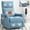 Blue, variant on MAYEERTY Orange Heat Massage Recliner Chair, 360° Swivel Rocker 27"x36"x40" for Living Room