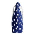 thumbnail image 4 of Beach Bag XL Tote With Zipper, Perfect for Pool, Weekend Trip, Travel, Gym, Shopping, Grocery (Navy Stars), 4 of 5
