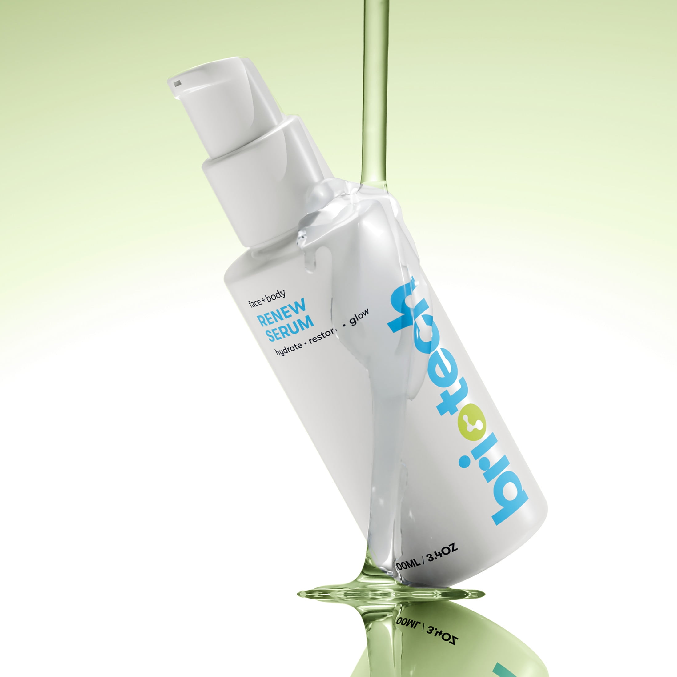 Briotech Skin Renew Serum, Clinically Tested Hypochlorous Acid Mineral Gel, 3.4 fl oz (2 Pack)