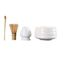 thumbnail image 1 of Juego de batidor de matcha, kit de matcha, cuchara de té práctica, herramientas, soporte para batidor, juego de té japonés, juego de matcha para regalo, preparación de té en casa Blanco, 1 of 9