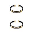 thumbnail image 4 of Sonducket estirable de alambre de acero inoxidable tamaño multicapa Cable trenzado abierto encanto cadena de mano brazaletes joyería de mujer Type6 NO6, 4 of 6