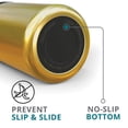 thumbnail image 6 of Elemental Duo-Sip 2 in 1 Travel Coffee Tumbler with 100% Leak Proof Lid & Slim Can Cooler Insulator for 12oz Slim Cans, Triple Walled Stainless Steel for Hard Seltzer & Hot/Cold Drinks - Gold, 6 of 7