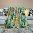 thumbnail image 2 of FUMJ Giraffe Cartoon Cute Animal Blanket, Soft Blankets Flannel Bed Throw Cozy Lightweight Plush Gifts for Kids Boys Girls Women Sofa Couch Bedroom Living Rooms Warm All Season, Home Decor,, 2 of 6