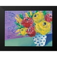 thumbnail image 2 of Moore, Regina 24x19 Black Modern Framed Museum Art Print Titled - Fearless Floral I, 2 of 5