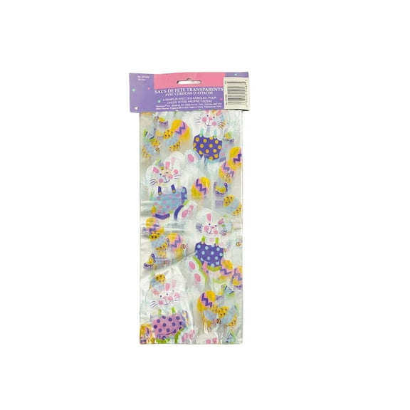 Amscan Clear Easter Party Bags with Twists 20 ct