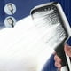 thumbnail image 1 of Cabezal de ducha de alta presión con 5 niveles de pulverización - Cabezal de ducha potente para baños con baja presión de agua, 1 of 8
