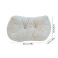 thumbnail image 3 of Cojín ergonómico de soporte lumbar para silla – Almohada de respaldo para sentarse en el escritorio, la oficina o el coche – Soporte de espalda antideslizante con relleno suave para aliviar el dolor, 3 of 6