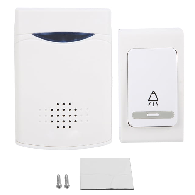 Timbre inalámbrico con control remoto y sensor electrónico con botón para el hogar de ancianos y la oficina.