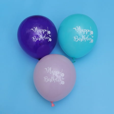 GOOHOCHY Mermaid Party Balloons Set with Confetti for Birthday Decoration Supplies Latex 15 Pieces Assorted Color