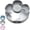 Gray, variant on Rotating Divided Serving Tray That Spins with Lid, Lazy Susan Organizer for Snacks, Dips, Party Appetizers, Veggie and Fruit, for Kitchen, Travel and Picnic