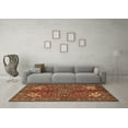 thumbnail image 3 of Ahgly Company Indoor Square Persian Brown Traditional Area Rugs, 4' Square, 3 of 4