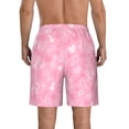thumbnail image 3 of Disketp Men'S Swim Trunks Hawaiian Breathable Surf Beach Swimsuits Mesh Lining Beach Shorts With Pockets-Breast Cancer Awareness, 3 of 9