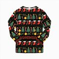 thumbnail image 4 of NOLDARES Boys Pajamas 2 Pieces Pajama Set for Girls Long PJs Sleepwear Christmas Cute for Kids Jmmies Clothes(D006-Dark Green), 4 of 9
