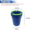 thumbnail image 2 of 5PCS Car Glow in the Dark Butt Bucket Ashtray, Portable Self-Extinguishing Smokeless Auto Cup Ash Holder with Lid, Mini Smellproof Cigarette Trash Accessories for Home Truck Office, 2 of 7
