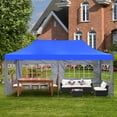 Ainfox 10x20 ft Outdoor Canopy Tent, Pop up Canopy Tent Portable Shade