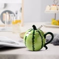 thumbnail image 5 of Dusknt Creative Watermelon Shaped Mug, Funny Watermelon Mug with Lid and Straw, Novelty Coffee Mugs, Funny Ceramic Watermelon Mug with Lid and Straw, for Ofice Home, Water Chocolate Milk, 5 of 9