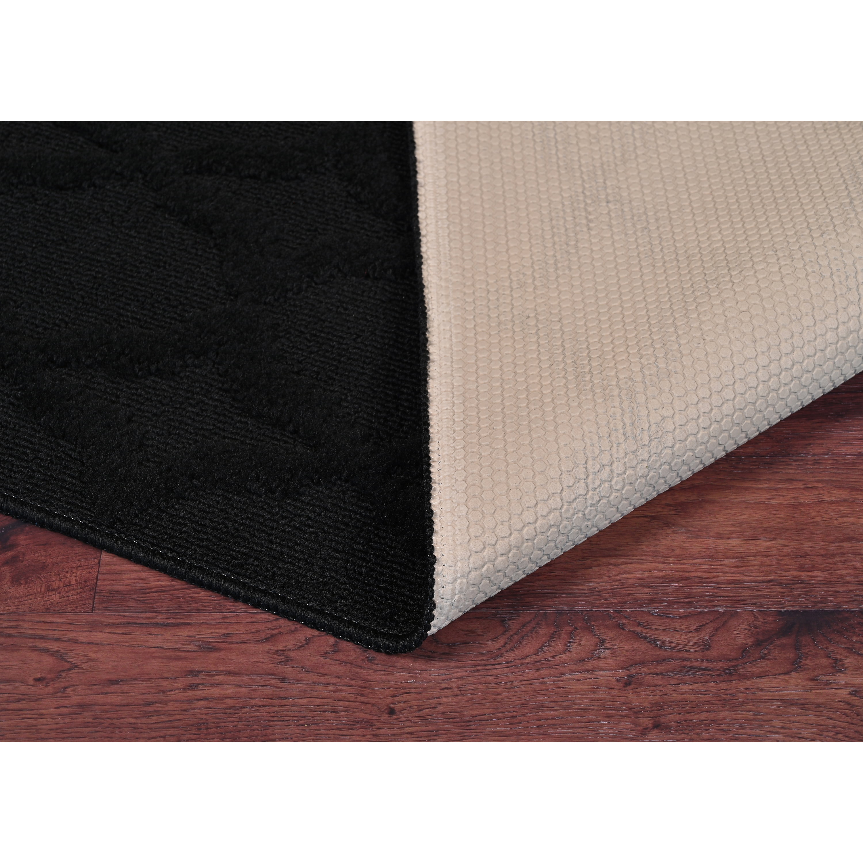 Garland Rug Sparta Black Large Indoor Area Rug, 12' x 15'