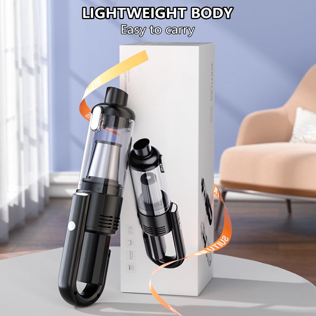 Handheld Car Vacuum Cleaner 6000Pa WirelessPowerful Air Duster for Home Hair