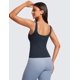 thumbnail image 2 of Musculosa CRZ YOGA Butterluxe con escote en U y copas removibles, azul marino XS, 2 of 4
