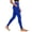 Blue, variant on CHENge Women's Leggings with Pockets Retro Squat-Proof Seamless Soft Opaque Slim Tummy Control Printed Pants for Running Cycling Yoga