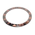 thumbnail image 5 of Inserto de bisel de reloj, 38mm, Base negra, dígitos de oro rosa, accesorio de repuesto de anillo de bisel de reloj de cerámica, 5 of 5