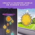 thumbnail image 3 of National Geographic Kids Window Art Kit - Stained Glass Solar System Arts & Crafts Kit with Glow in The Dark Planets, Use as Window Suncatchers, Hanging Decor from Ceiling, Mobile, Space Room Decor, 3 of 6